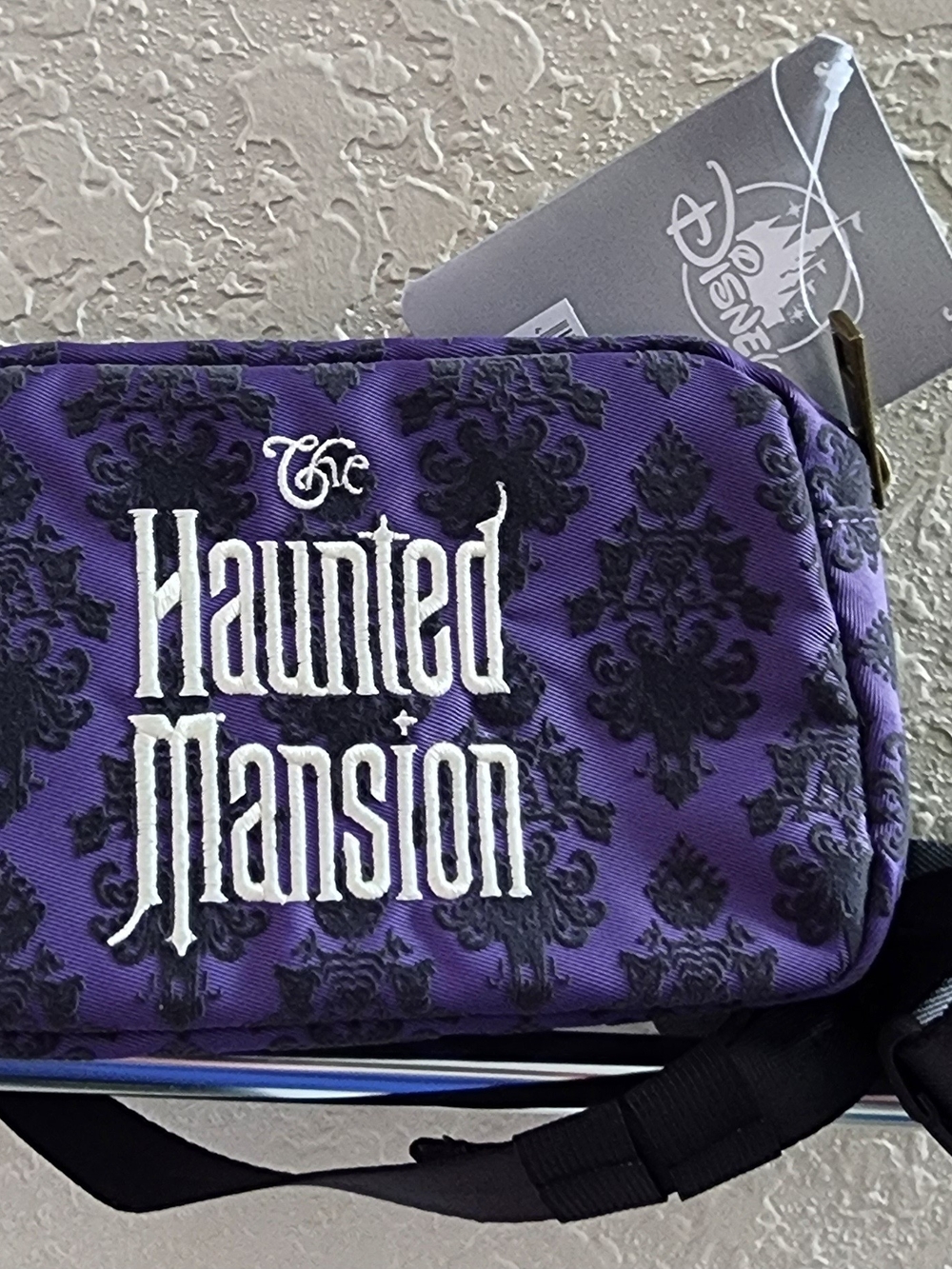 NWT Official Disney Parks The Haunted Mansion Purple Crossbody Bag